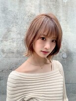 ヒール 大井町店(heel.OOI)&nbsp;小顔/エアリーミディ/くびれ/オレンジベージュ[大井町]