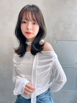 エイミー(Aimee) Aimee 町田　レイヤーカット×スモーキーブラウン