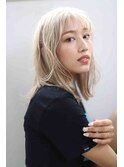 小顔似合わせカットフェミニンロングレイヤー