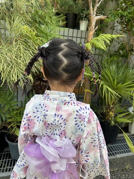 ダブル(W) 【hair salon W】浴衣着付け&浴衣ヘアセット