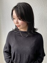 エイム(A-im)&nbsp;くびれミディアム×ダークグレージュ　ブリーチなし