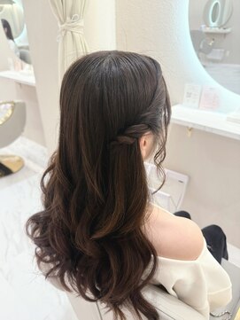 クラン 北新地店(Clan) ねじりハーフツイン/北新地ヘアセット