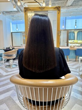 ロンドアベニール 北千住(Lond avenir) 暗めカラー/ボブ顔周り/前髪/レイヤー/髪質改善/縮毛矯正/北千住