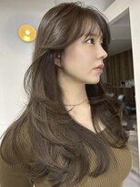 バベル アット フルリール 甲子園口(BABEL at fleurir)&nbsp;レイヤーカット/ハッシュカット/グレージュ/バタフライレイヤー