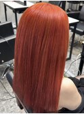 オレンジブラウンケアブリーチハイトーンダブルカラー