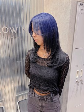 サロウィン 新潟万代店(SALOWIN) コバルトブルー×ルーツカラー