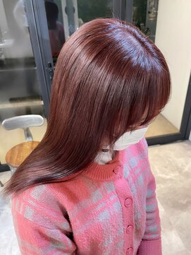 フラム 渋谷(flamme) ◯ブリーチなしレッド