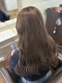 エクファ ヘア シェリル 草津 南草津店(ex-fa hair cherir)&nbsp;透明感たっぷり艶ベージュ