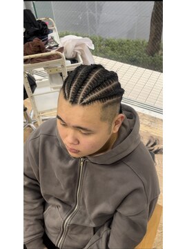 バイブアンドアネックス(VIBE & ANNEX) 地毛コーンロウ5本