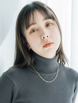 フレイムス ヘアアンドリラックス 南越谷店(Frames hair&relax) 小顔顔周りレイヤー20代30代40代前髪ありストレートロング南越谷