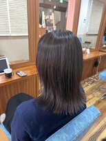ビーチ ヘア メイク 綱島店(BEACH hair make)&nbsp;外ハネミディアム/ハイライト