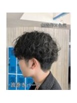 ヘアリゾート エーアイ 浅草ROX店(hair resort Ai) メンズカット刈り上げ波巻きパーマ