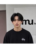 リミュー バイ イフ(lmu by if)&nbsp;ナチュラルに盛れるメンズニュアンスパーマ×センターパート