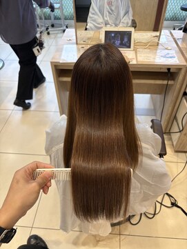 アース 天童店(HAIR&MAKE EARTH) 髪質改善ストレート