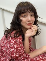 アクアオモテサンドウ(ACQUA omotesando) △ウルフパーマレイヤーパーマウルフカットミルクティーベージュ