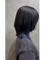 ロウ 町田(ROW)&nbsp;レイヤーボブ×インナーネイビー