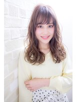 エルサフィロ キタハマ(el zafiro kitahama) 【el zafiro kitahama】春色グレー ウェーブ ミディー