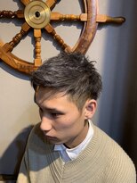 バーバー スタジオ ラフテル(Barber Studio RAFTEL)&nbsp;フェザーマッシュ  ソフトツーブロック ワイルドアップバング