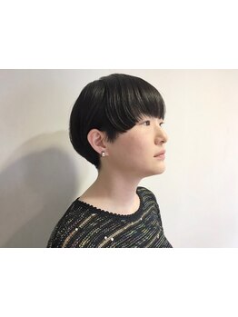 乾かすだけでお洒落なショートスタイルの完成!素材を活かしたカットでSalonを出ても続く似合わせスタイル☆