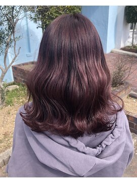 ドクターズサロン レラパール -Lela Pearl- 韓国風ツヤピンクカラー　タッセルカット