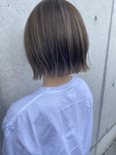 ヘアデザイン ベロニカ(hair design Belonica) くびれショートボブ×ハイライトカラー