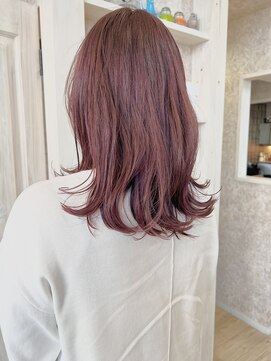 キャアリー(Caary) 福山市美容室Caary 人気ラベンダーカラー ピンクブラウンカラー
