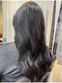 美髪ダークブラウンカラー