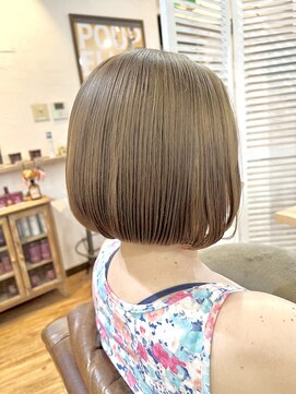 ワン エイティー ディグリース 恵比寿(180°One Eighty Degrees.) ボブ/大人ボブ/ナチュラルボブ/20代/30代/透明感/ハイトーンボブ