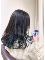 ヤヨイブレインズフェアリー(YAYOI BRAINS fairy)&nbsp;インナーカラー×ターコイズブルー