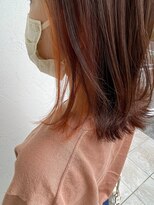 ジュエ ヘアー デザイン(Jue hair design)&nbsp;チョコレートブラウン×オレンジインナー