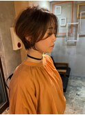 前髪あり大人ショートボブ20代30代40代　HACCH