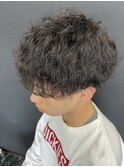 【トレンド×波巻きメンズパーマ】