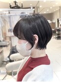 【小顔ヘア】【絶壁解消】丸みショート