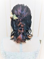 横濱ハイカラ美容院(haikara美容院) ハーフアップ
