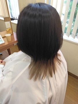 アメイジングヘアー 中沢店(AMAZING HAIR) 襟足インナーカラー/裾カラー/ウルフボブ/ウルフレイヤー/抜け感