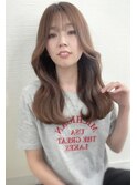 シアーベージュ×韓国くびれヘア【el CERCA高田馬場/新宿】