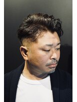 銀座 シノ 本店(shino)&nbsp;かきあげスタイル　ビジネス七三　フェード