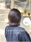 【二村】外ハネくびれボブ プチレイヤー