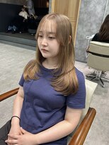 フォンド 津田沼(fond.)&nbsp;切りっぱなしボブ/エアリーロング/美髪/ピンクブラウン/津田沼