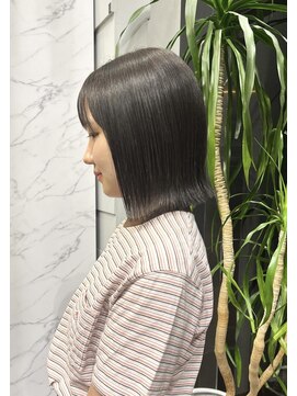 クリアーオブヘアー 一社店(clear OF HAIR) オリーブブラウン×ボブ