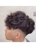 【パーマコース】　カット、パーマ、シェービング