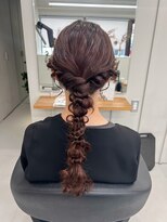 バルベストーキョーサウス(BARBES TOKYO SOUTH)&nbsp;大人可愛い編みおろしヘア【清板】