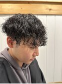 刈り上げマッシュ/波巻きツイストスパイラル/波打ちパーマ