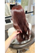 ヒップスアイズ(Hip's eyes)&nbsp;ダブルカラーで出来るチェリーレッド☆ヒップス大宮　北島奈那子