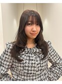 ◎韓国ヘアー顔周りレイヤーおくれ毛前髪新潟長岡宮関