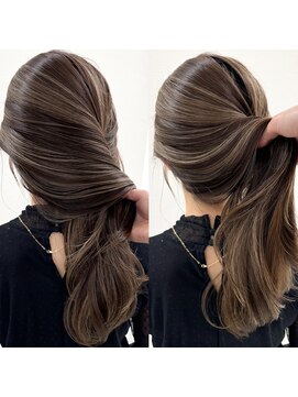 ジルブラン(JIL BLAN) ハイライトバレイヤージュダブルカラーケアブリーチ30代40代