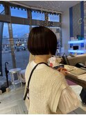 切りっぱなしボブ