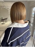 ミニボブ×ハニーベージュ