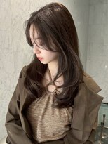 ユーフォリア 渋谷グランデ(Euphoria SHIBUYA GRANDE)&nbsp;レイヤーカット　ベージュカラー　顔まわりカット