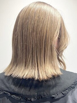 ムク 横浜店(muku) ダブルカラーベージュカラーケアブリーチハイトーンカラー韓国